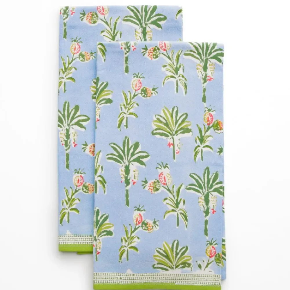 Pomegranate Inc Palms & Pineapples Tea Towels Sale