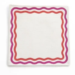 Pomegranate Inc Pink Square Wave Placemat | Set of 4 Best