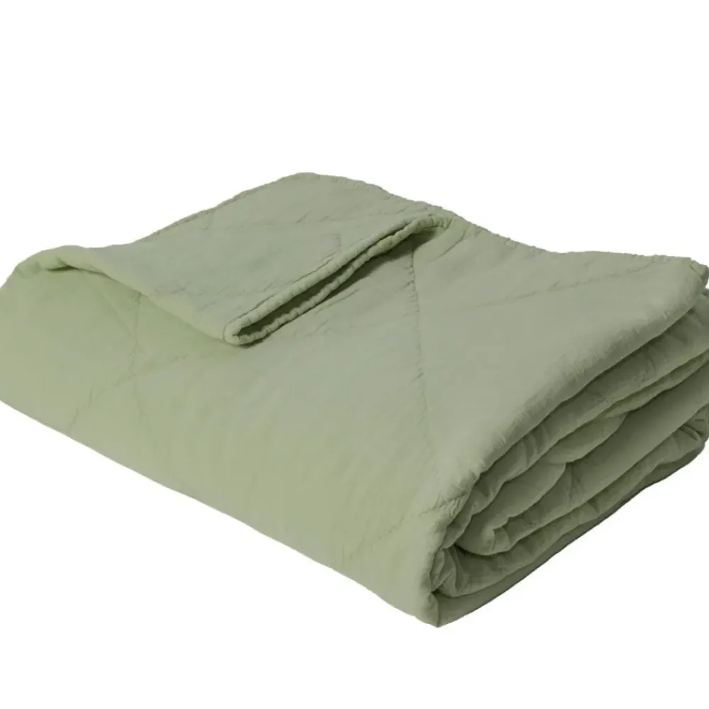 Pomegranate Inc Pistachio Cotton Throw Online