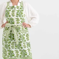 Pomegranate Inc Pom Bells Green Apron Discount