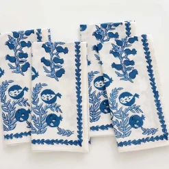 Pomegranate Inc Pom Bells Wedgewood Napkin | Set of 4 Outlet
