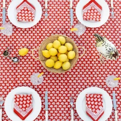 Pomegranate Inc Pom Buti Red Napkin | Set of 4 Online