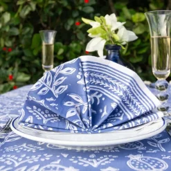 Pomegranate Inc Pomegranate Blue Napkin | Set of 4 Discount