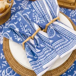 Pomegranate Inc Pomegranate Blue Napkin | Set of 4 Discount