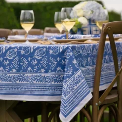 Pomegranate Inc Pomegranate Blue Tablecloth New