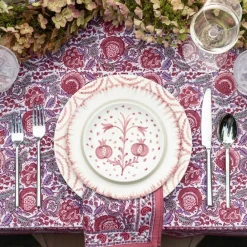 Pomegranate Inc Pomegranate Duet Rose Appetizer Plate | Set of 4 Sale