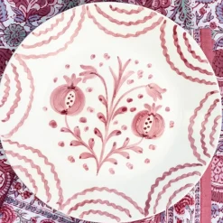 Pomegranate Inc Pomegranate Duet Rose Salad Plate | Set of 2 New