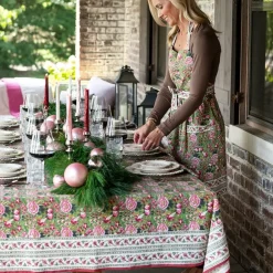 Pomegranate Inc Pomegranate Garden Wine & Rose Tablecloth Best