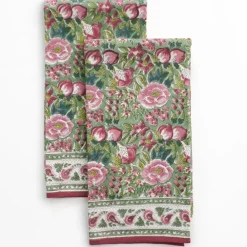 Pomegranate Inc Pomegranate Garden Wine & Rose Tea Towels Hot