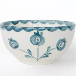 Pomegranate Inc Pomegranate Trio Vine Teal Bowl | Set of 2 Online