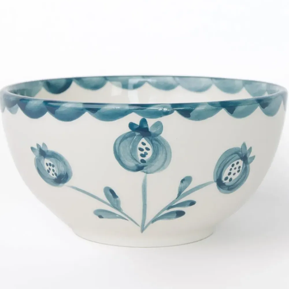 Pomegranate Inc Pomegranate Trio Vine Teal Bowl | Set of 2 Online