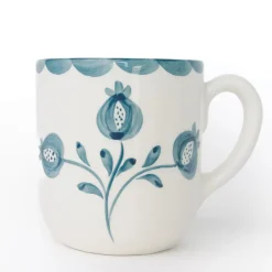 Pomegranate Inc Pomegranate Trio Vine Teal Mug | Set of 2 Clearance