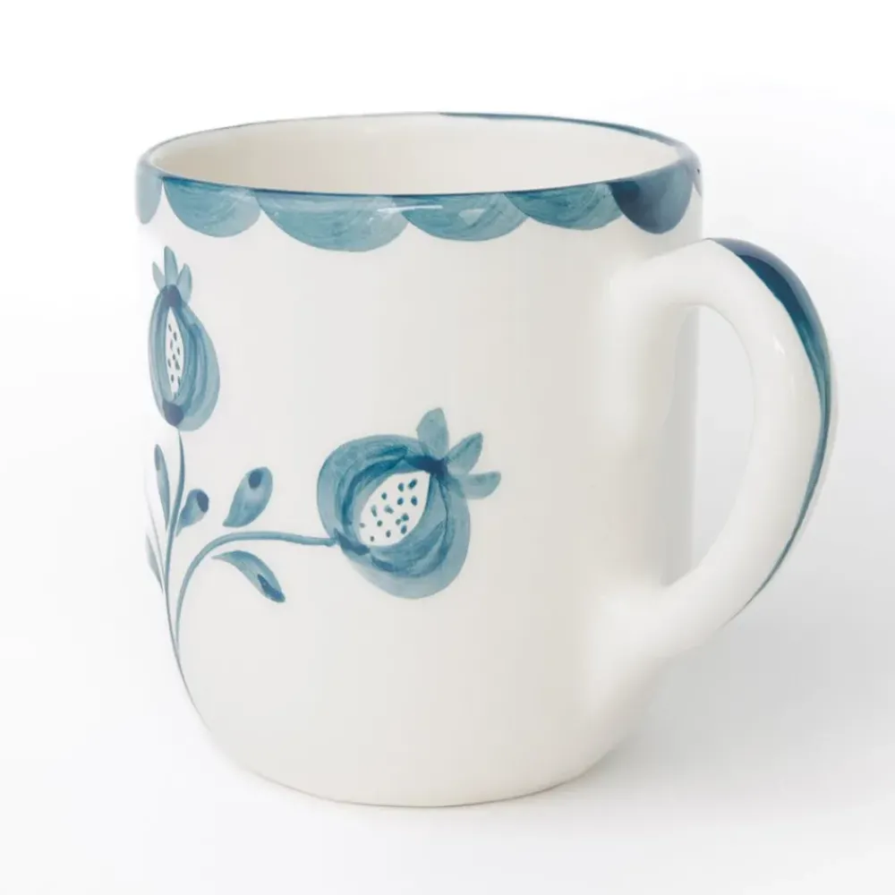 Pomegranate Inc Pomegranate Trio Vine Teal Mug | Set of 2 Clearance