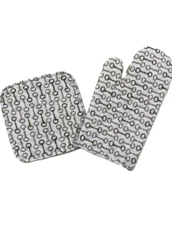 Pomegranate Inc Pony Club Oven Mitt and Pot Holder Set Clearance
