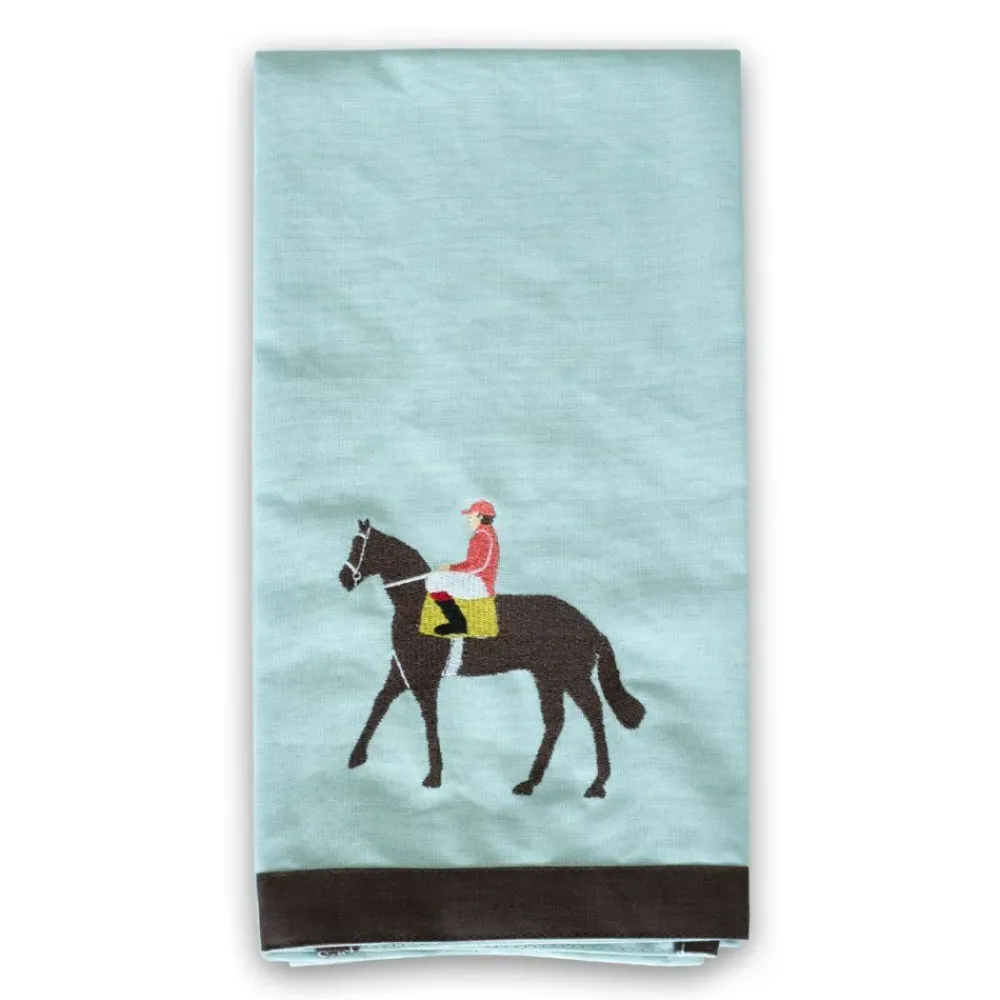 Pomegranate Inc Riders Up Horse and Jockey Tea Towels Best