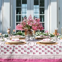 Pomegranate Inc Rosé Tablecloth Outlet