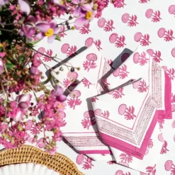 Pomegranate Inc Rose Wine Napkin | Set of 4 Sale