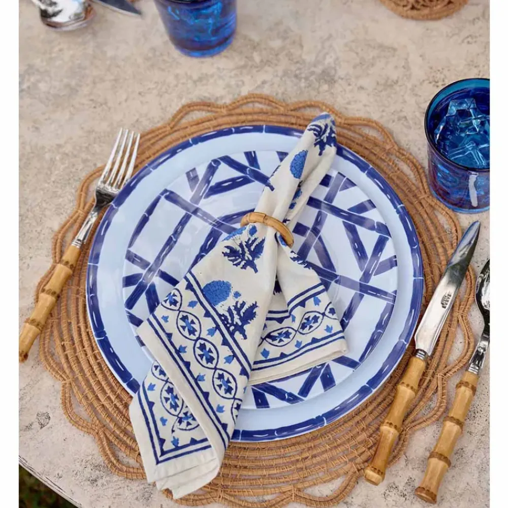 Pomegranate Inc Round Bamboo Napkin Ring | Set of 4 Clearance