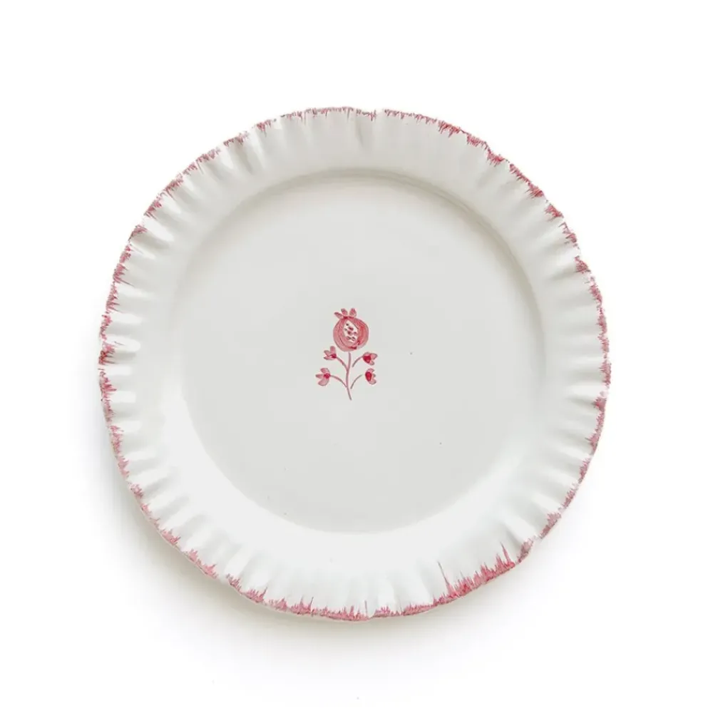 Pomegranate Inc Ruffled Rose Salad Plate | Set of 2 Outlet