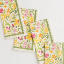Pomegranate Inc 70s Flower Napkin | Set of 4