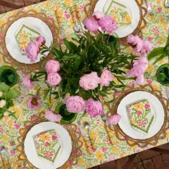 Pomegranate Inc 70s Flower Napkin | Set of 4