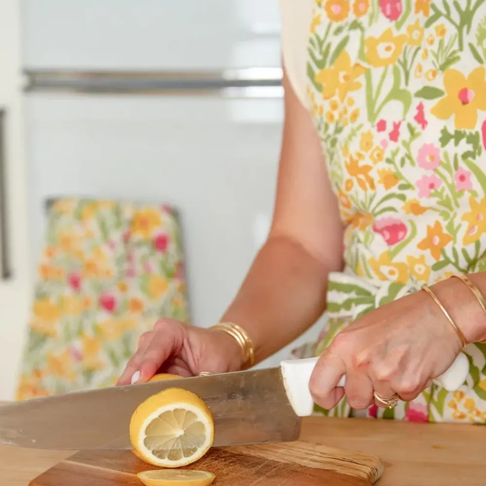 Pomegranate Inc 70s Flower Oven Mitt Set
