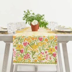 Pomegranate Inc 70s Flower Table Runner