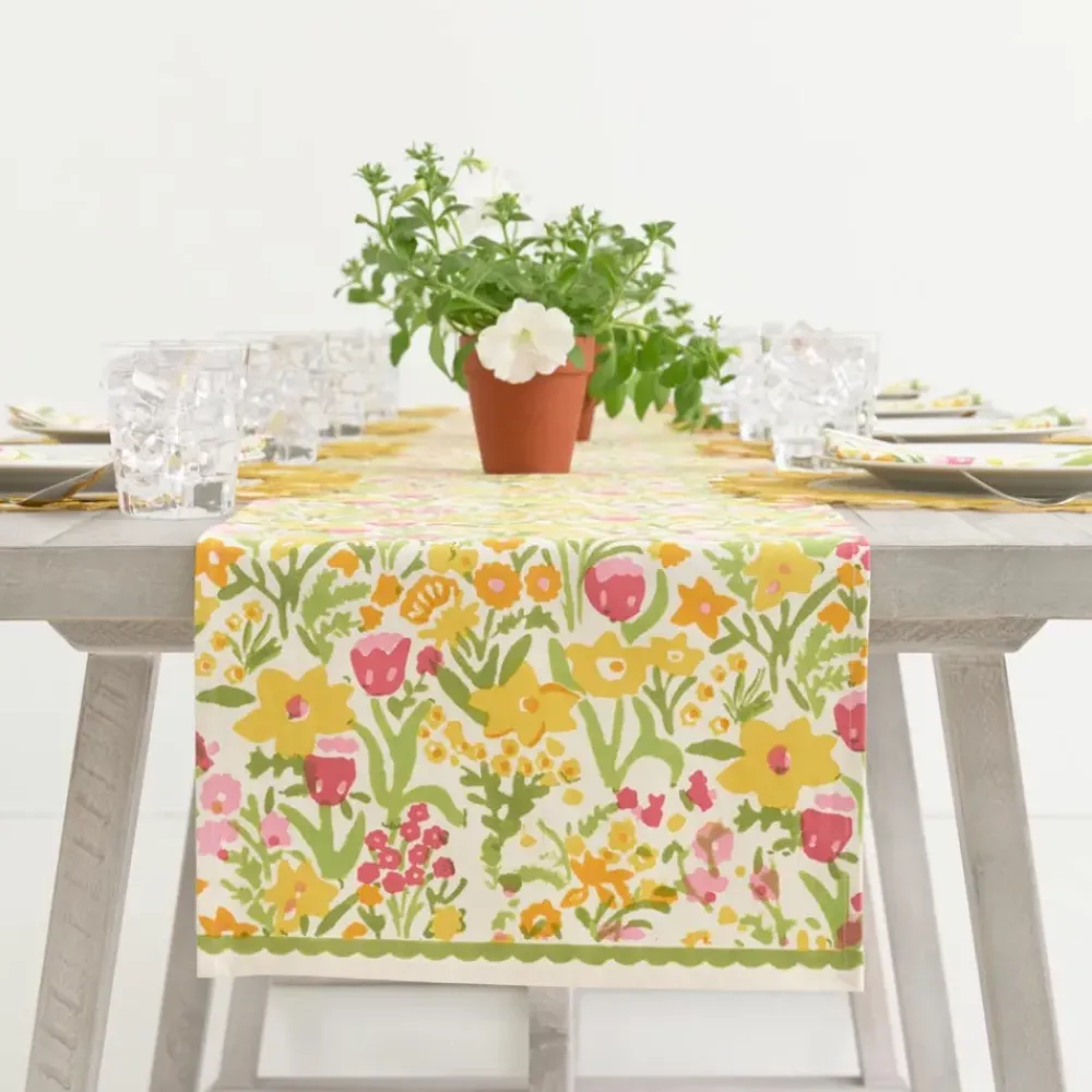 Pomegranate Inc 70s Flower Table Runner