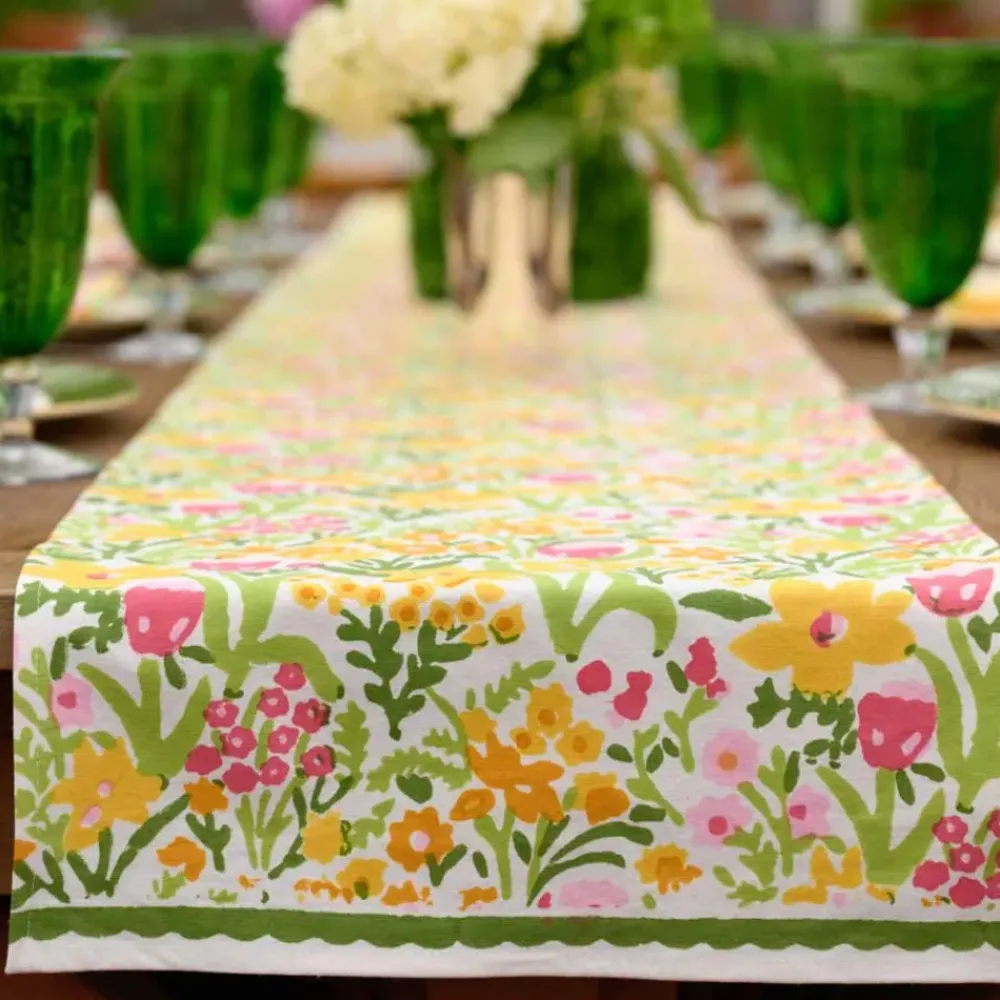 Pomegranate Inc 70s Flower Table Runner