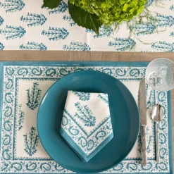 Pomegranate Inc Sagar Aqua Placemat | Set of 4 Clearance