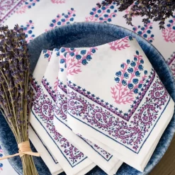 Pomegranate Inc Sagar Blue & Magenta Napkin Clearance