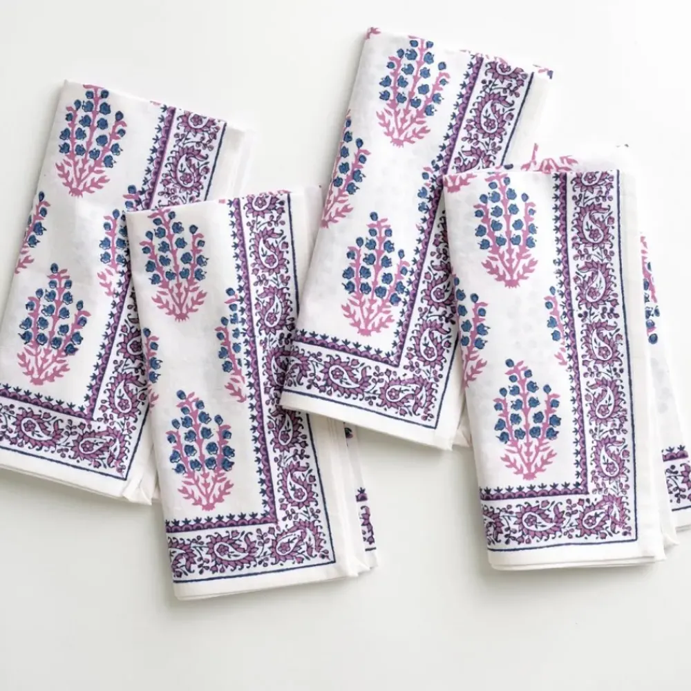 Pomegranate Inc Sagar Blue & Magenta Napkin Clearance