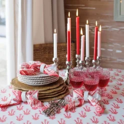 Pomegranate Inc Sagar Red & Pink Tablecloth