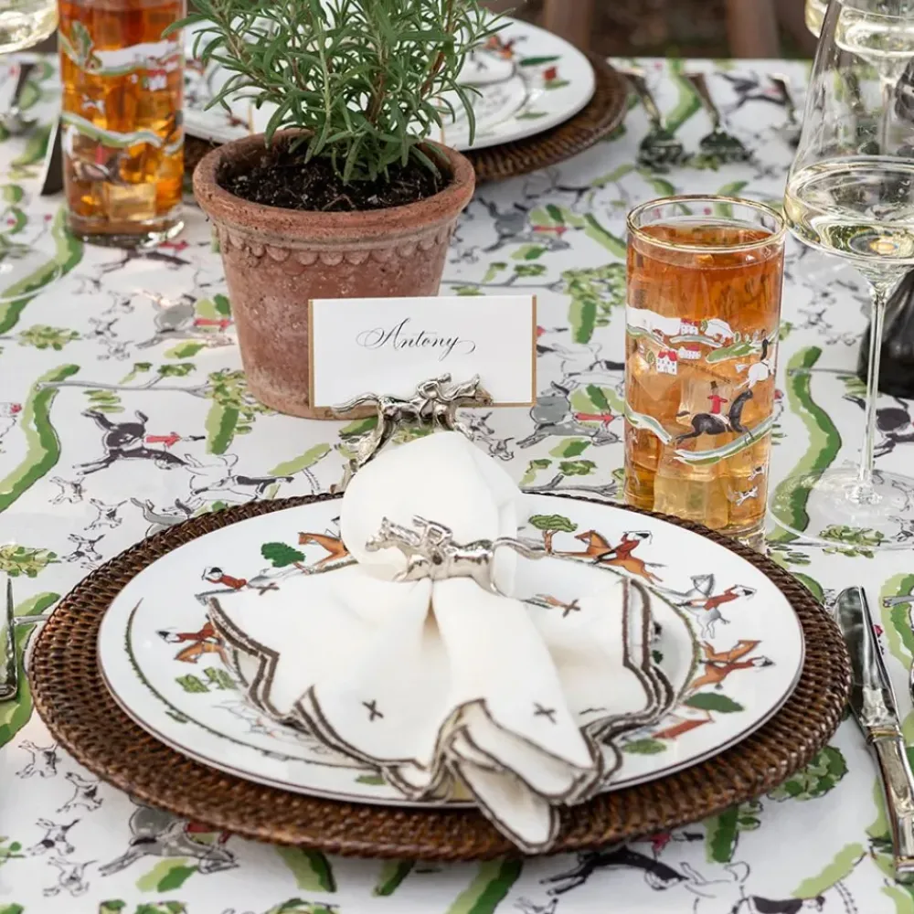 Pomegranate Inc Silver Jockey Napkin Ring | Set of 4 Clearance