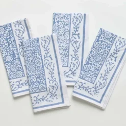 Pomegranate Inc Tapestry Blue Napkin Sale