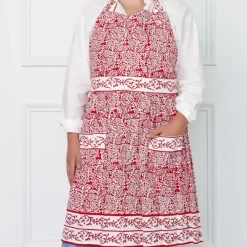 Pomegranate Inc Tapestry Deep Red Apron Online