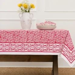 Pomegranate Inc Tapestry Deep Red Tablecloth Best