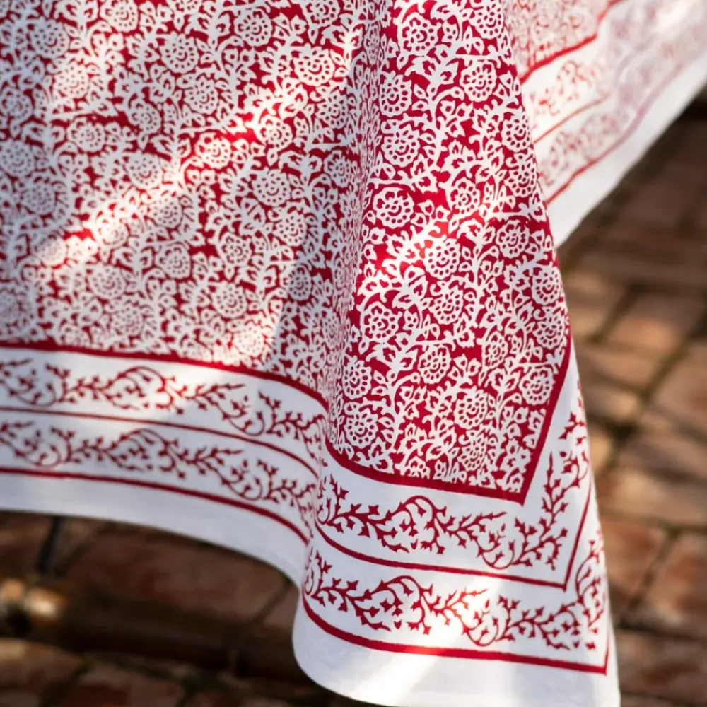 Pomegranate Inc Tapestry Deep Red Tablecloth Best
