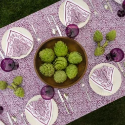 Pomegranate Inc Tapestry Eggplant Napkin | Set of 4 Clearance