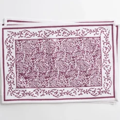 Pomegranate Inc Tapestry Eggplant Placemat | Set of 4 Clearance