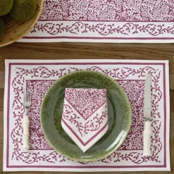 Pomegranate Inc Tapestry Eggplant Placemat | Set of 4 Clearance