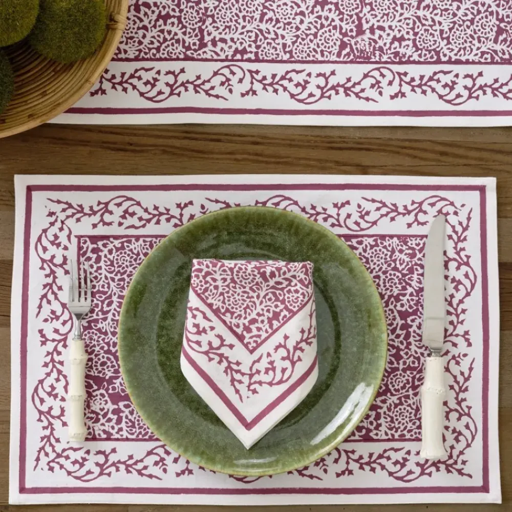 Pomegranate Inc Tapestry Eggplant Placemat | Set of 4 Clearance