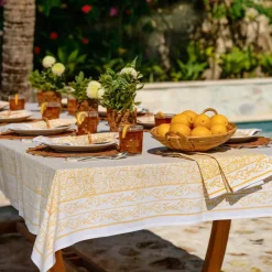 Pomegranate Inc Tapestry Marigold Tablecloth Discount