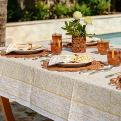 Pomegranate Inc Tapestry Marigold Tablecloth Discount