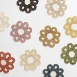 Pomegranate Inc Toast Woven Doodles Coaster | Set of 4 Best