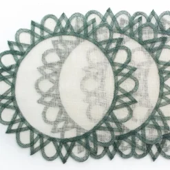 Pomegranate Inc Turkish Blue Starburst Placemat | Set of 4 Sale