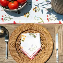 Pomegranate Inc Woven honey rattan charger Sale