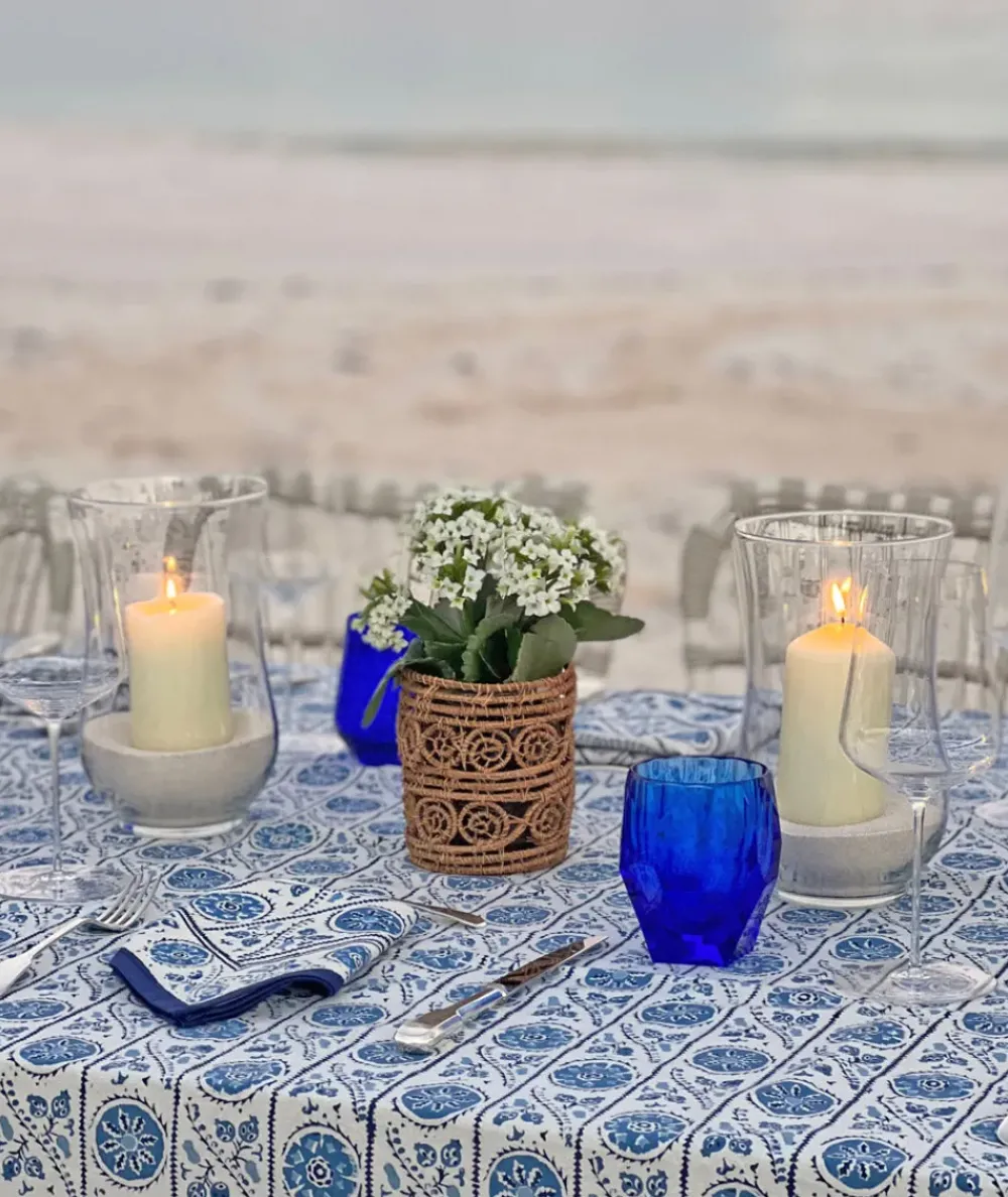 Pomegranate Inc Woven natural Candle Holder / Vase Large Best