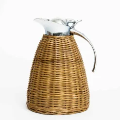 Pomegranate Inc Woven Rattan Thermos Online